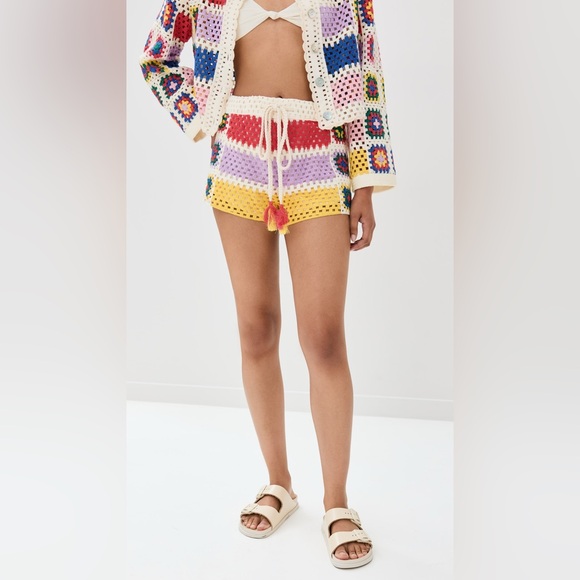 FARM Rio Pants - FARM Rio Crochet Shorts